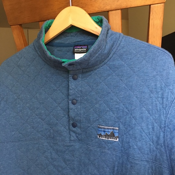 Patagonia Cotton Quilt Snap-T Pullover Quilted - Picture 2 of 5